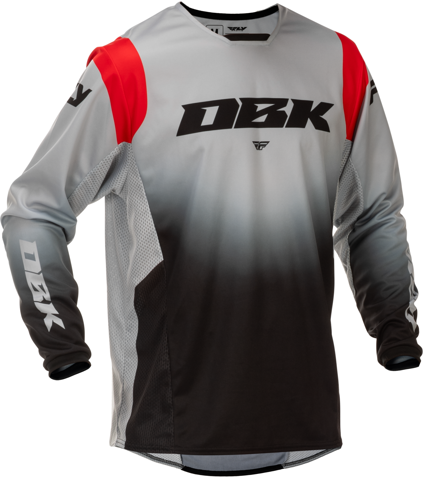 Kinetic Dbk Jersey Grey/Black/Red 2x