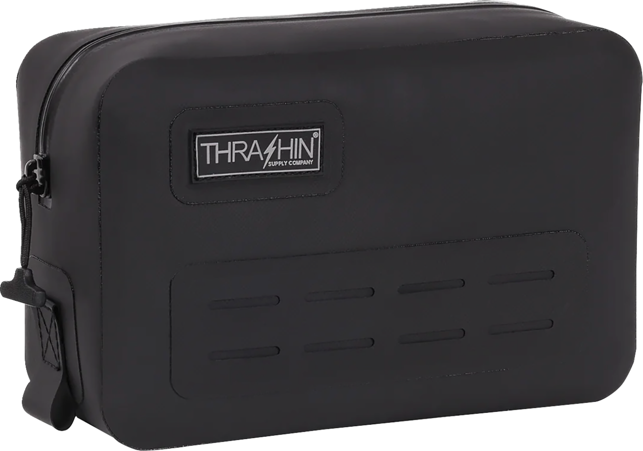 THRASHIN SUPPLY CO. Handlebar Bag - Black - Waterproof THB-0021