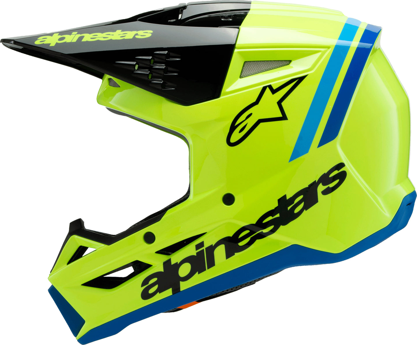 Sm3 Youth Radium Helmet Ylw Fluo/Blk/Blue Ys