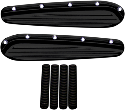 COVINGTONS Turn Signal Eliminators - Dimpled - Black C1307-B