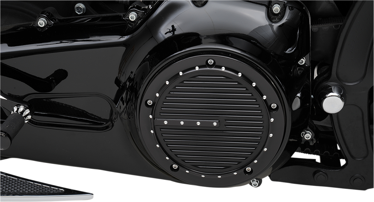 COVINGTONS Derby Cover - Dimpled - Black - Touring/Trike C1075-B