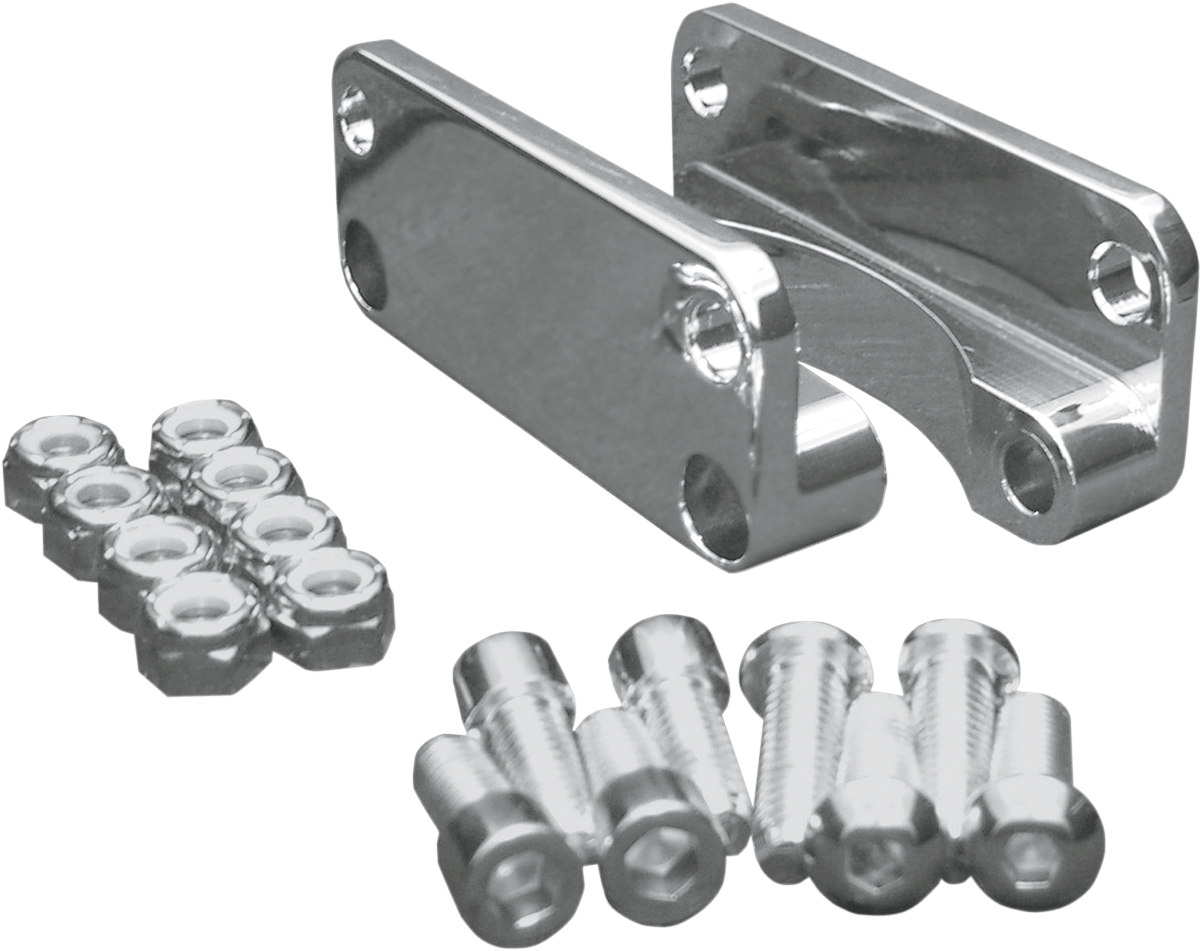 COVINGTONS Front Fender Relocator - Chrome - Touring '03-'13 C1310-C