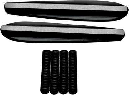 COVINGTONS Turn Signal Eliminators - Finned - Black C1306-B
