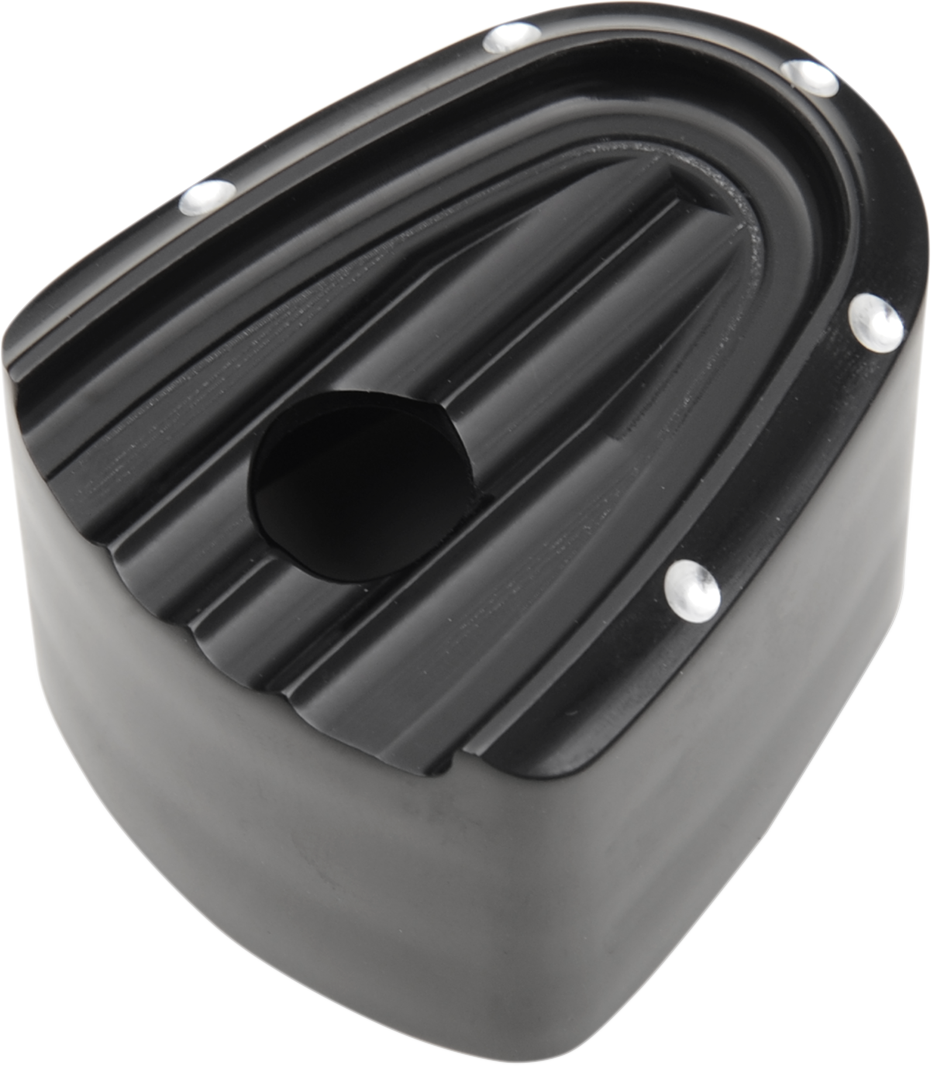 COVINGTONS Cover - Ignition Switch - Dimpled - Black C1248-B