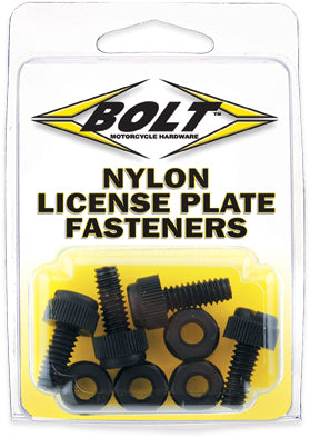 License Plate Bolts/Nuts 4/Pk