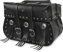 WILLIE & MAX LUGGAGE American Classic Saddlebag - Adjustable - Black 58380-00