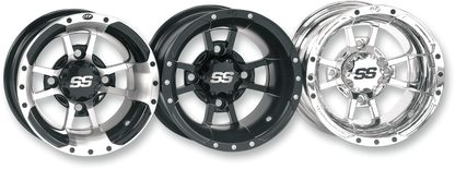 ITP Wheel - SS112 Sport - Rear - Black - 10x8 - 4/110 - 3+5 1028335536B