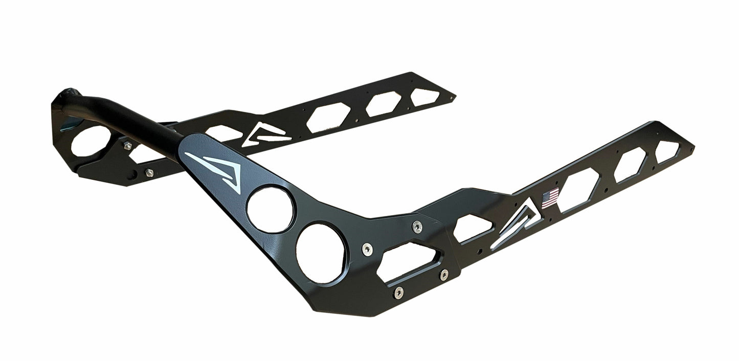 Rear Bumper Flat Black S/D 165" Expert