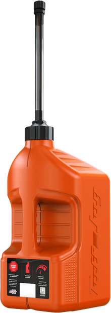 Utility Container Orange W/ Autostop Spout 5 Gal