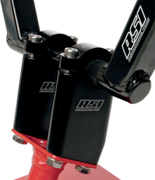 RACE SHOP INC. Angled Handlebar Risers - 15° - 2" - Black AR-2B-15