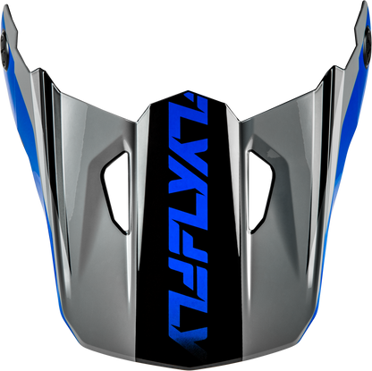 Kinetic Crest Helmet Visor Grey/Black/Blue Xs/Sm