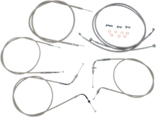 BARON Stainless Handlebar Cable/Line Kit - 12"-14" - XVS1100CU BA-8048KT-12