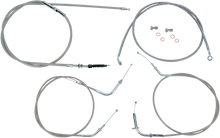 BARON Stainless Handlebar Cable/Line Kit - 12"-14" - VN900 BA-8074KT-12