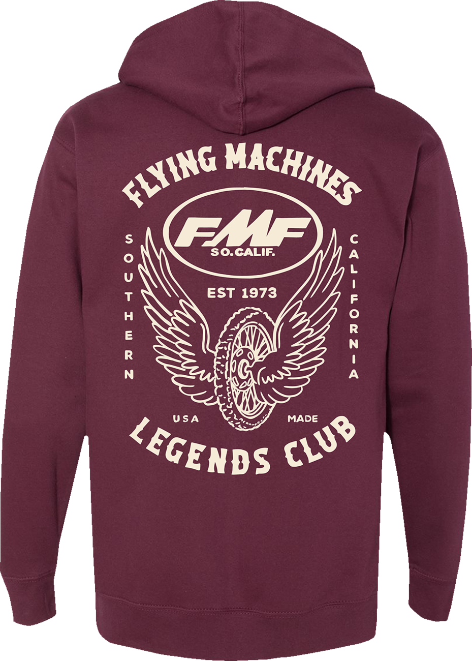 FMF Loyalty Hoodie - Maroon - Small FA24121901MRNSM