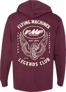 FMF Loyalty Hoodie - Maroon - Small FA24121901MRNSM