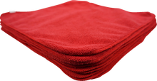 HARDLINE Microfiber Towels - Red - 24-Pack MR16300