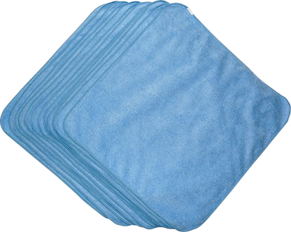 HARDLINE Microfiber Towels - Blue - 24-Pack MB16300