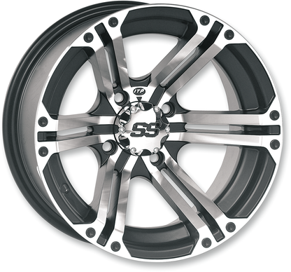 ITP Wheel - SS212 - Rear - Machined Black - 14x8 - 4/156 - 5+3 1428376404B