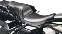 LE PERA Daytona 2-Up Seat - Without Backrest - Smooth - Black - FLH/FLT '02-'07 LH-567