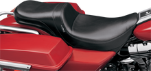 LE PERA Daytona 2-Up Seat - Without Backrest - Smooth - Black - FLHR '02-'07 LH-567RK