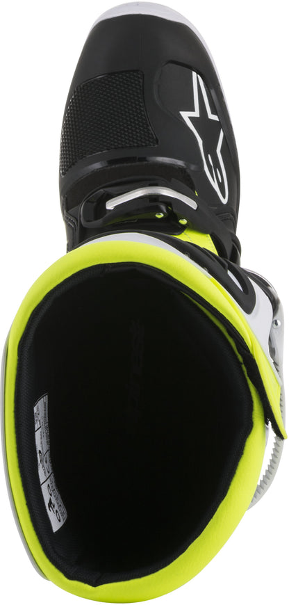 Tech 5 Boots Black/White/Yellow Sz 14