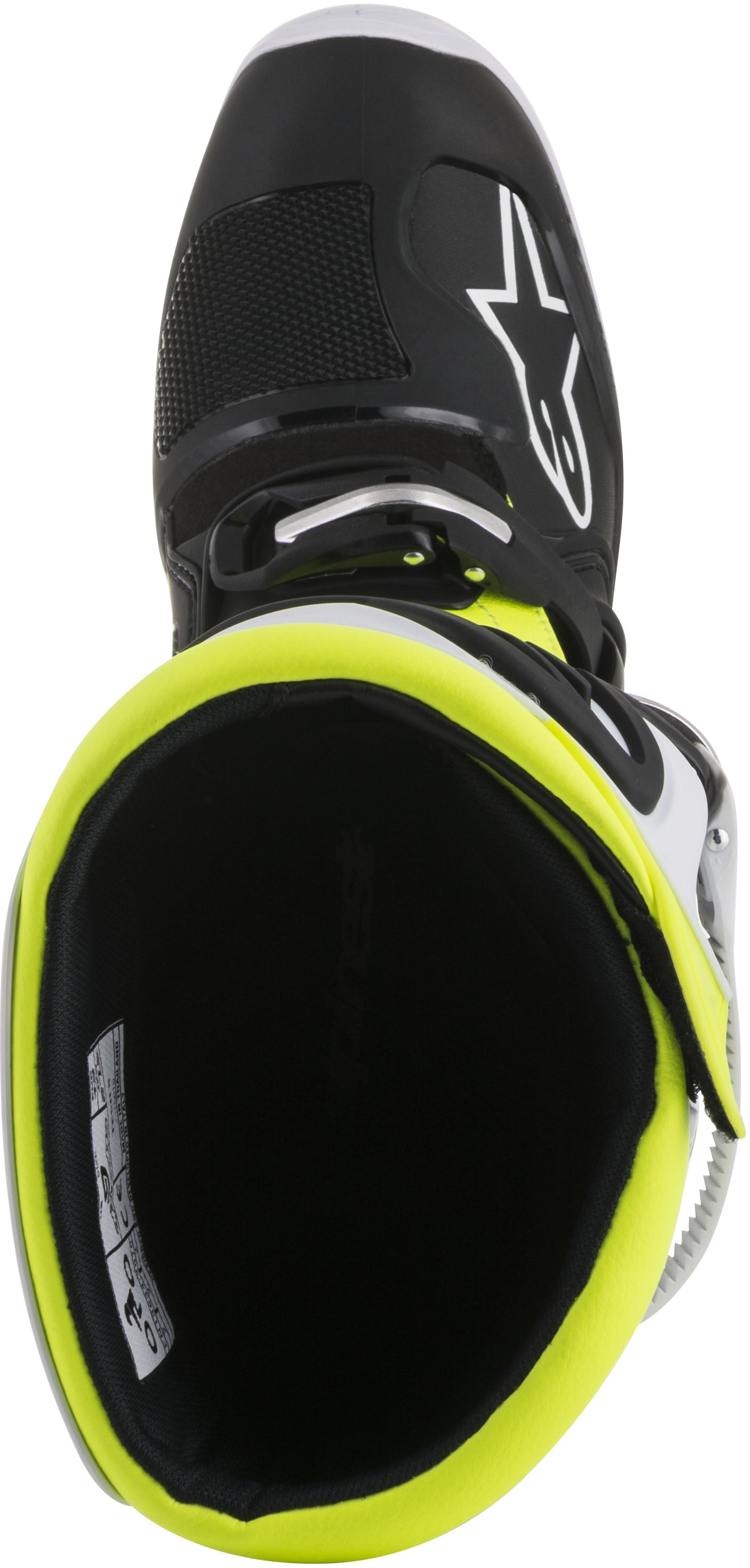 Tech 5 Boots Black/White/Yellow Sz 10