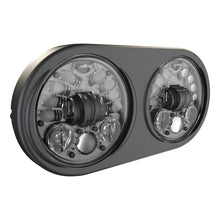 8692 Led Headlight Dual 5.75" Blk Bezel