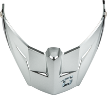 Md 74 Visor W/Screws Striker Silver/Blue Metallic