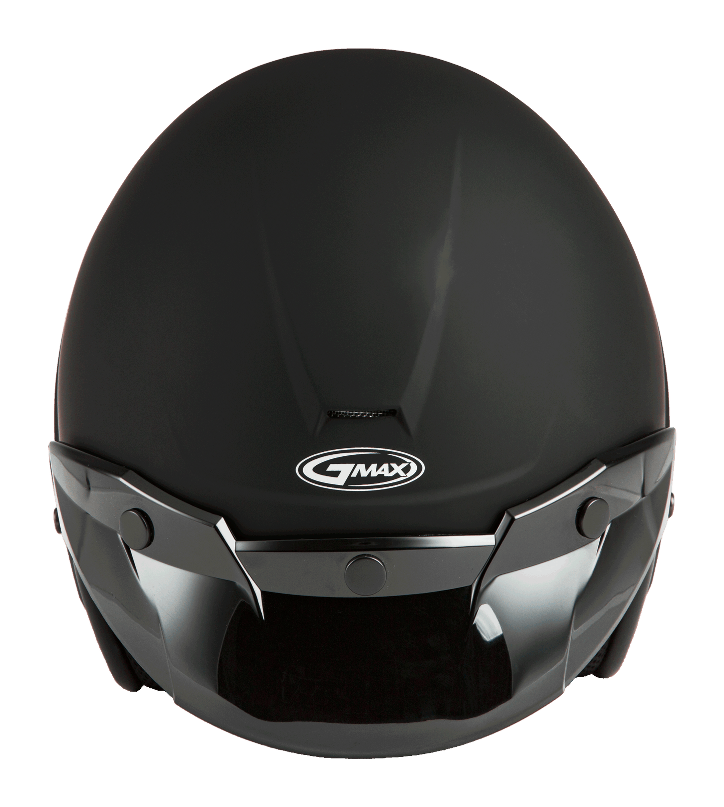 Of 2 Open Face Helmet Matte Black Md