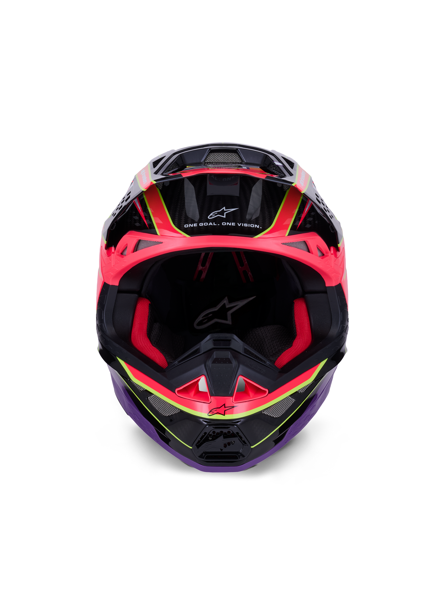 Supertech S M10 Era Helmet Pnk/Violet/Ylw Fluo Glossy Xs