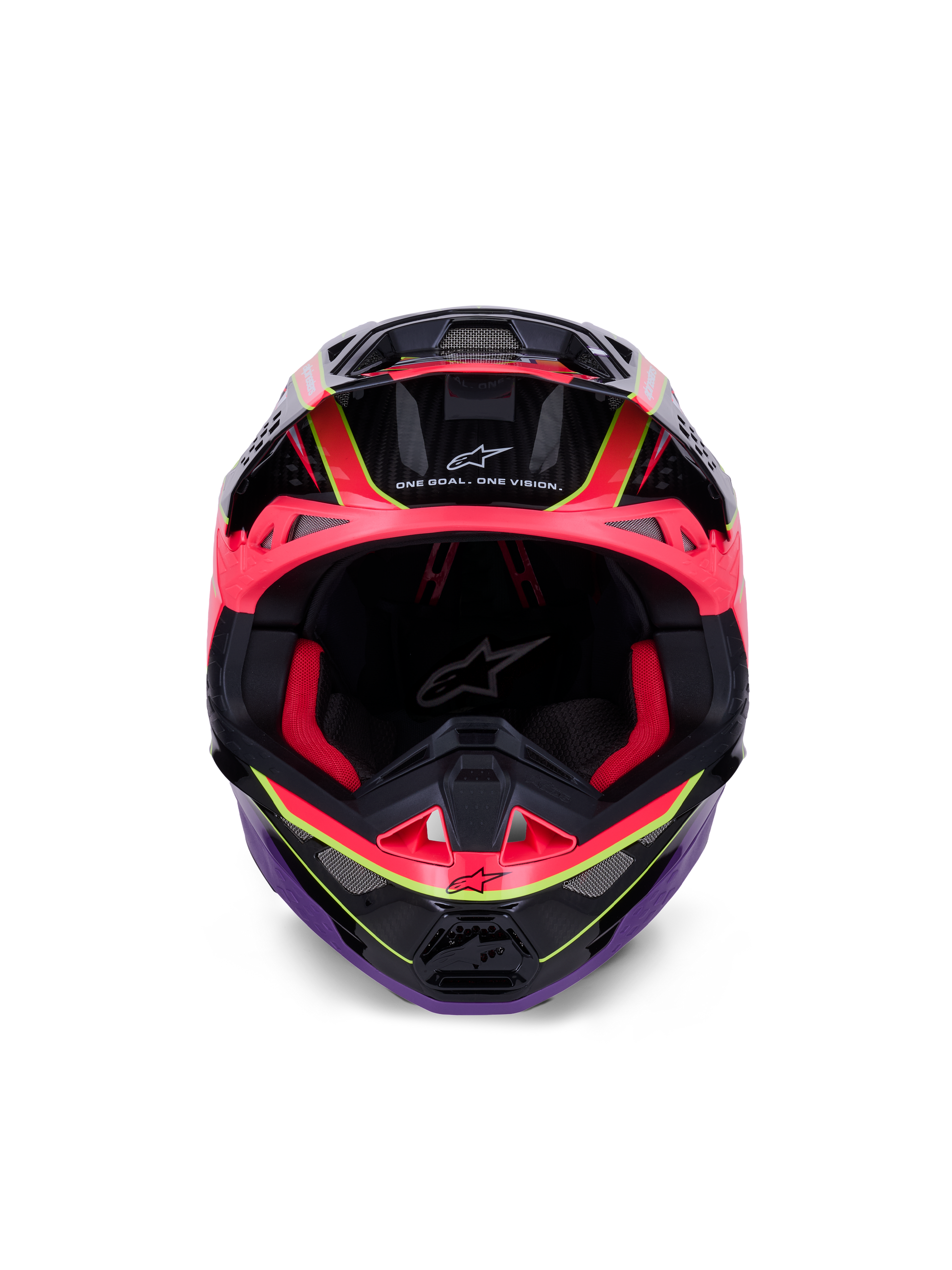 Supertech S M10 Era Helmet Pnk/Violet/Ylw Fluo Glossy 2x