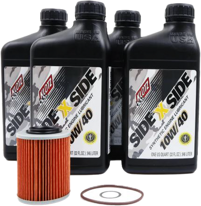 Sidexside Oil Change Kit 10w40 /W Oil Filter Can