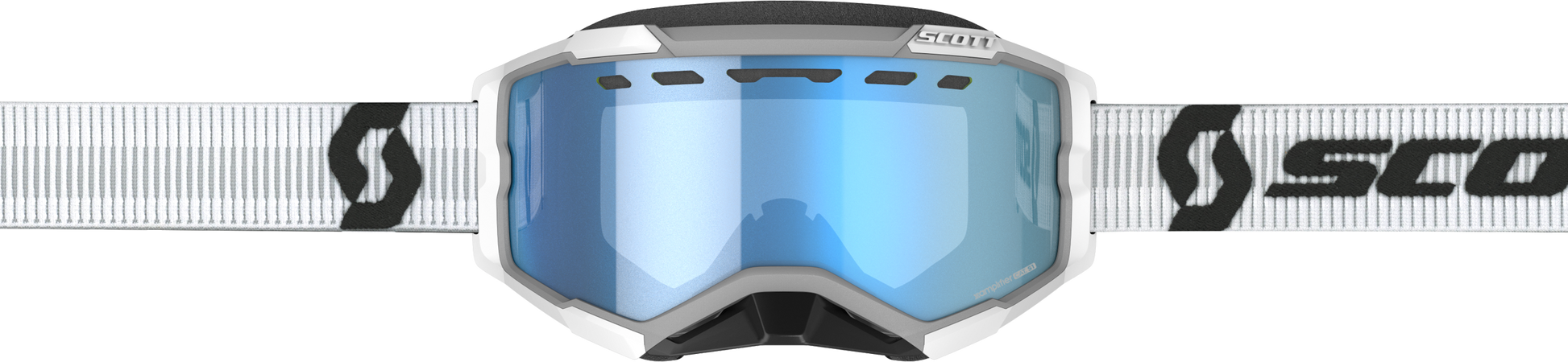 Fury Goggle Snow Cross White W/Blue