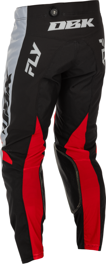 Kinetic Dbk Pants Grey/Black/Red Sz 34