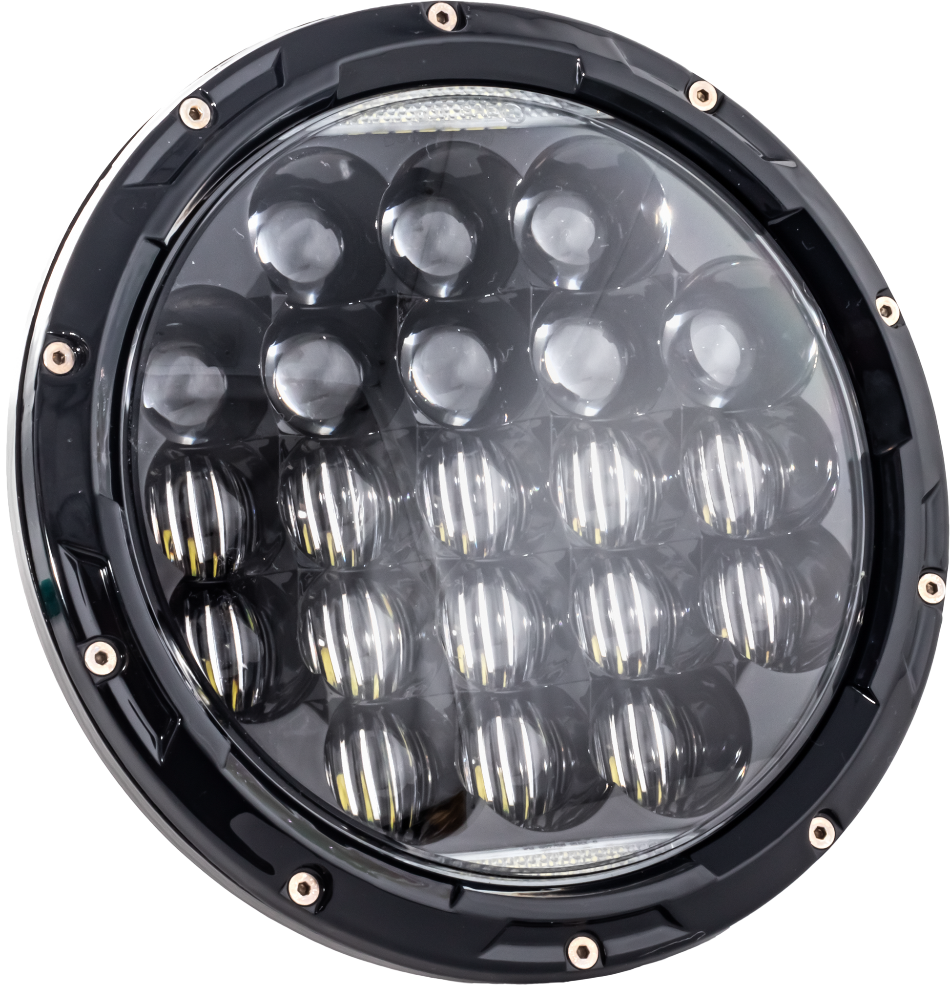 7" Led Multi Mini Black W/ Mnt Adapter