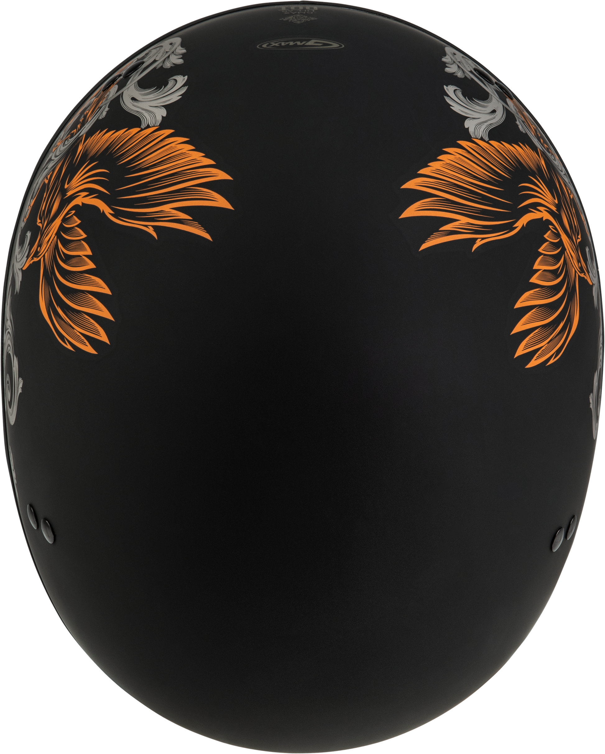 Hh 65 Corvus Helmet Matte Black/Silver/Orange Xs