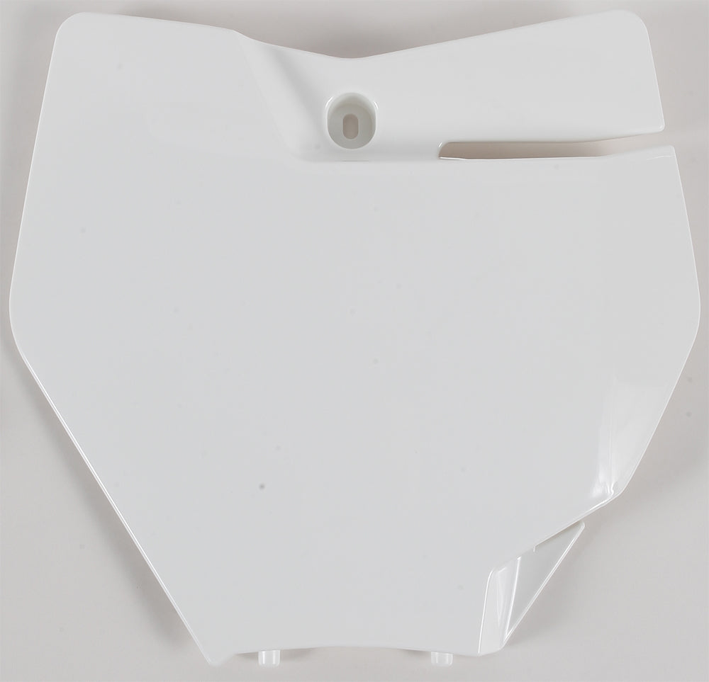 Front Number Plate White