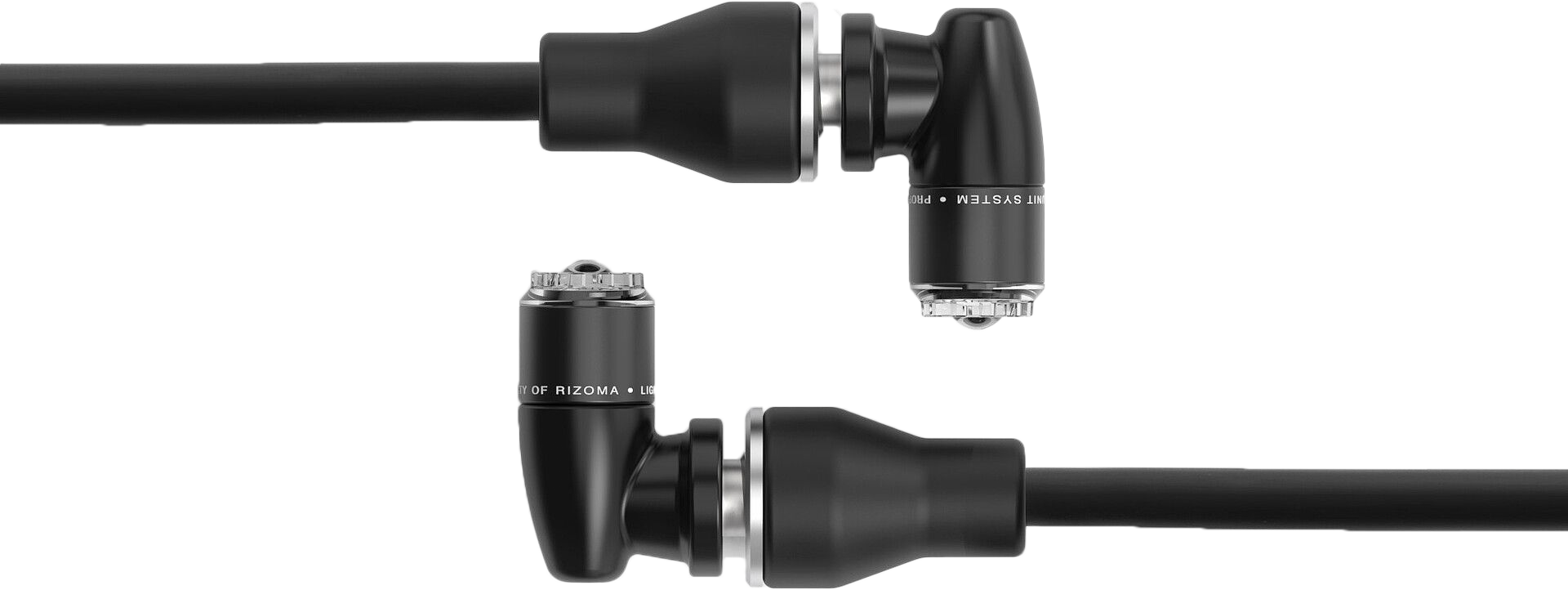 Light Unit Turn Signal With Holder Black Pair