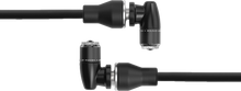 Light Unit Turn Signal With Holder Black Pair