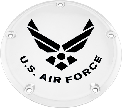 6   M8 Softail Derby Cover Air Force Chrome