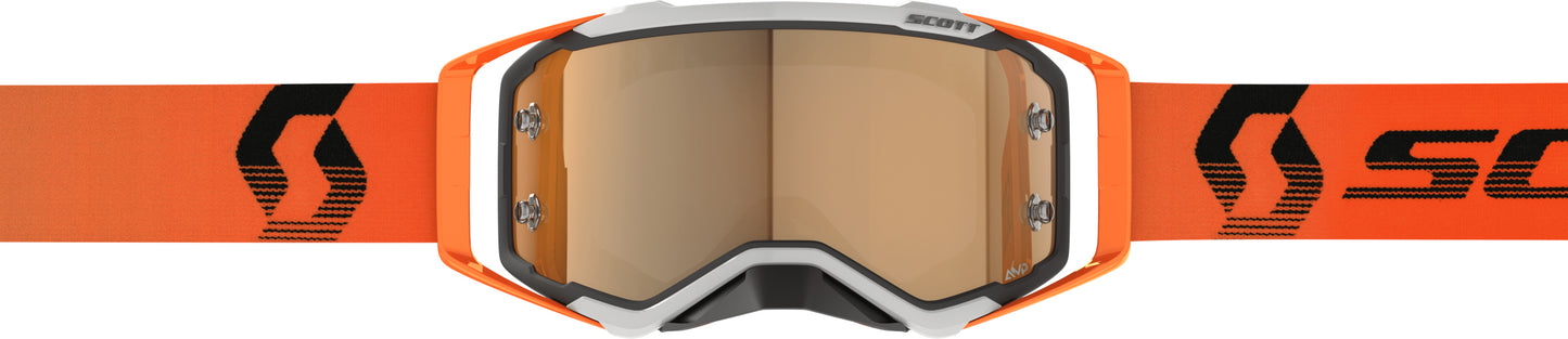 Prospect Amp Gogggle Grey/Orange Gold Chrome Works
