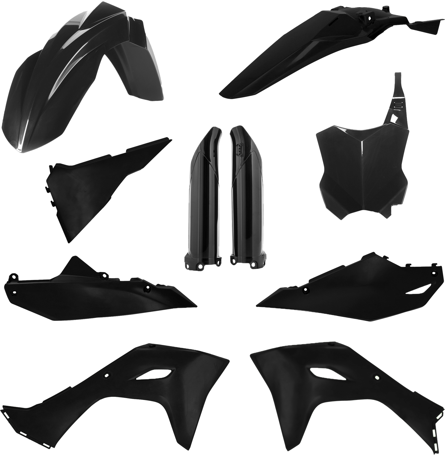 Full Plastic Kit Kaw Black