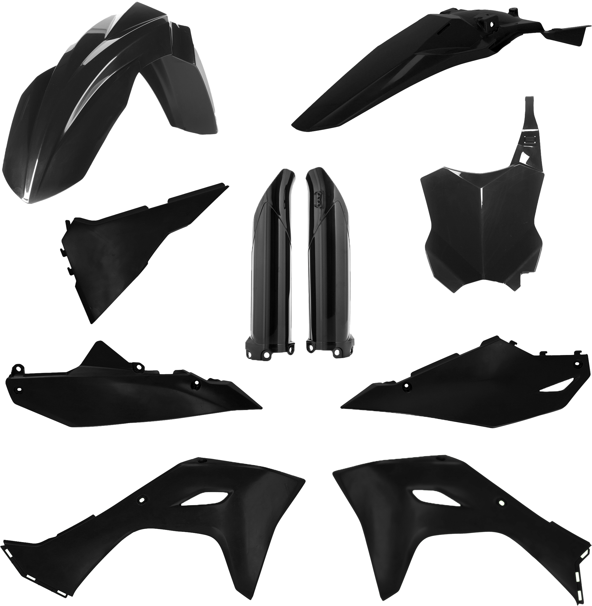 Full Plastic Kit Kaw Black