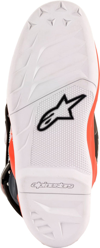 Tech 7s Magneto Boots Blk/Red Fluo/Wht/Gry Sz 06