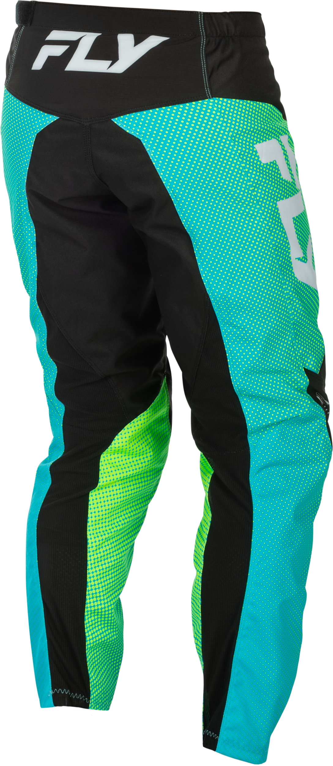 F 16 Pants Aqua/Black/White Sz 34