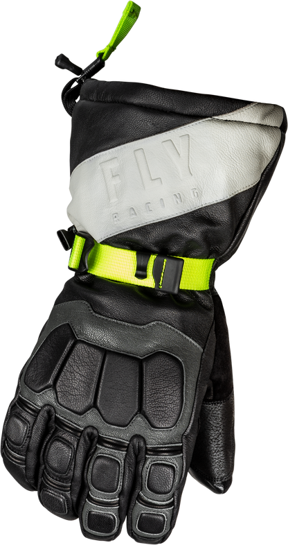 Glacier Gloves Black/Grey/Hi Vis Lg