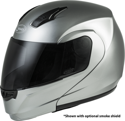 Md 04 Modular Helmet Metallic Silver Xl