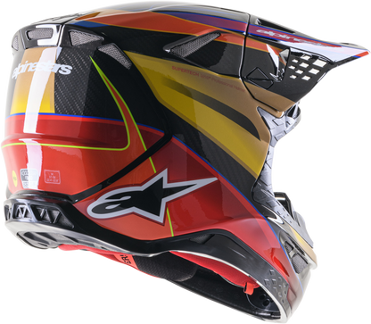 Supertech S M10 Era Helmet Gold Ylw/Rio Red Glossy Xs