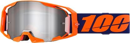 Armatic Goggle Neon Org Mirror Silvr Flash