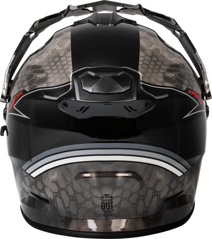 Trekker Cw Conceal Helmet Elec Shld Black/Grey/White Lg